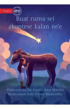 Coperta cărții 'Something Is Going To Happen Tonight (Tetun edition) - Buat ruma sei akontese kalan ne'e - Carol Ann Martin'