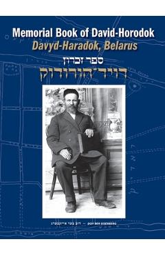 Coperta cărții 'Memorial Book of David-Horodok (Davyd-Haradok, Belarus) - Y. Idan'