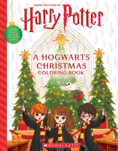 A Hogwarts Christmas: An Official Harry Potter Coloring Book -