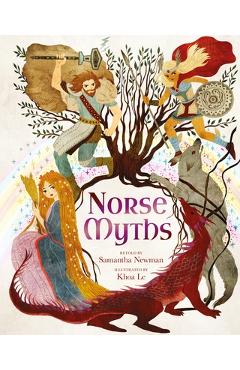 Coperta cărții 'Norse Myths: 15 Classic Legends Retold for Children - Khoa Le'
