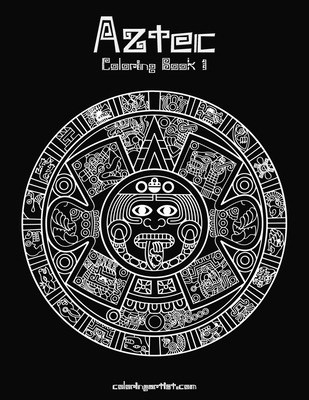 Coperta cărții 'Aztec Coloring, Book 1 - Nick Snels'