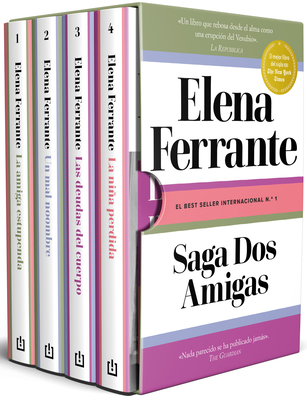 Estuche Saga DOS Amigas (La Amiga Estupenda / Un Mal Nombre / Las Deudas del Cuerpo / La Niña Perdida) / Neapolitan Novels Saga. Boxed Set - Elena Ferrante