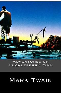 Coperta cărții 'Adventures of Huckleberry Finn -'