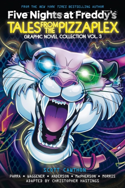 Coperta cărții 'Five Nights at Freddy's: Tales from the Pizzaplex Graphic Novel Collection Vol. 3 - Scott Cawthon'