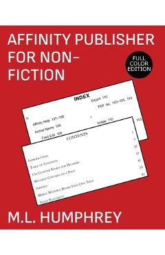 Coperta cărții 'Affinity Publisher for Non-Fiction: Full-Color Edition - M. L. Humphrey'