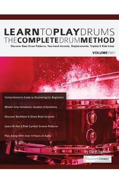 Coperta cărții 'Learn to Play Drums Volume 2 - Daryl Ingleton'