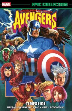 Coperta cărții 'Avengers Epic Collection: Timeslide - Bob Harras'