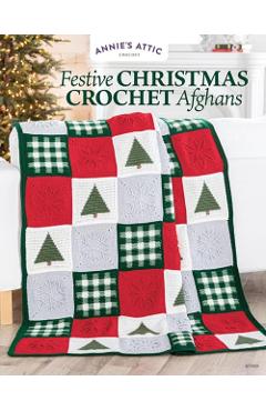 Coperta cărții 'Festive Christmas Crochet Afghans - Multiple Contributors'