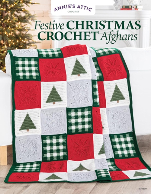 Coperta cărții 'Festive Christmas Crochet Afghans - Multiple Contributors'