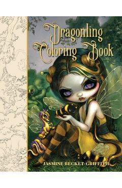 Coperta cărții 'Dragonling Coloring Book - Jasmine Becket-griffith'