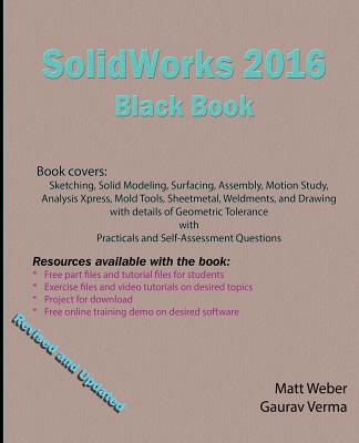 Coperta cărții 'SolidWorks 2016 Black Book - Gaurav Verma'