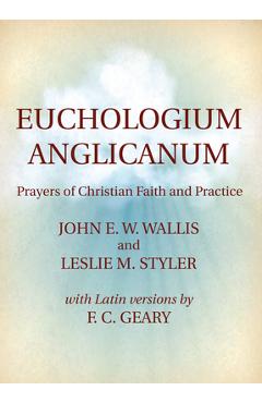Coperta cărții 'Euchologium Anglicanum - John W. Wallis'