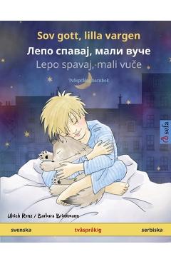 Coperta cărții 'Sov gott, lilla vargen - Лепо спавај, мали вуч&# - Ulrich Renz'