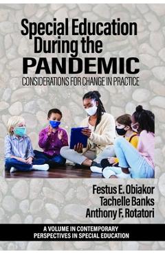 Coperta cărții 'Special Education During the Pandemic: Considerations for Change in Practice - Festus E. Obiakor'