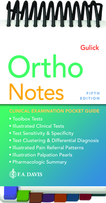 Coperta cărții 'Ortho Notes: Clinical Examination Pocket Guide - Dawn T. Gulick'