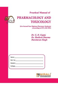 Coperta cărții 'Pharmacology and Toxicology - G. D. Gupta'