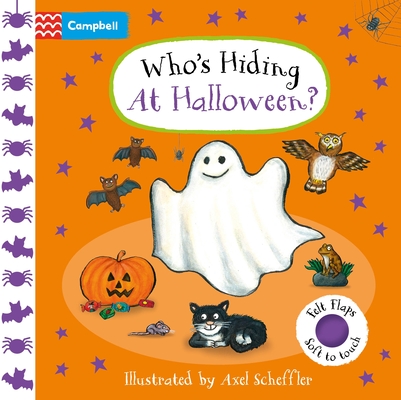 Coperta cărții 'Who's Hiding at Halloween? - Campbell Books'