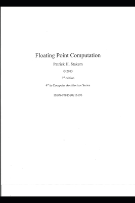 Coperta cărții 'Floating Point Computation - Patrick Stakem'