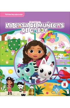 Coperta cărții 'DreamWorks La Casa de Muñecas de Gabby (Gabby's Dollhouse): Mi Primer Busca Y Encuentra (First Look and Find) -'