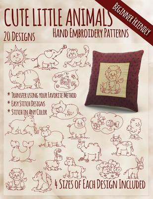 Cute Little Animals Hand Embroidery Designs - Stitchx Embroidery