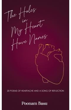 Coperta cărții 'The Holes in My Heart Have Names - Poonam Basu'