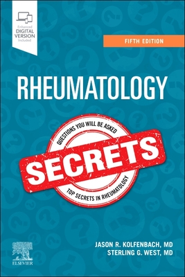 Coperta cărții 'Rheumatology Secrets - Jason Kolfenbach'