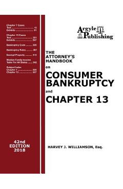 Poza produsului 2018 Attorney's Handbook on Consumer Bankruptcy and Chapter 13 - Harvey J. Williamson