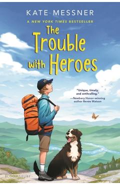 Coperta cărții 'The Trouble with Heroes - Kate Messner'