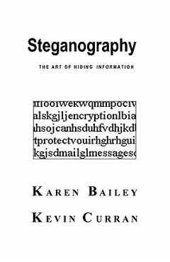 Coperta cărții 'Steganography - Kevin Curran'
