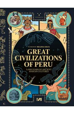 Coperta cărții 'Great Civilizations of Peru: 5,000 Years of Ancient Andean Cultures - Cecilia Pardo'