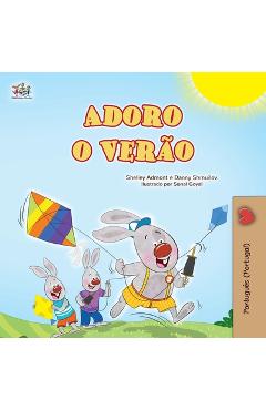Coperta cărții 'I Love Summer (Portuguese Portugal Children's Book) - Shelley Admont'