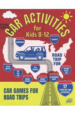 Coperta cărții 'Car Activities for Kids 8-12: Car Games for Road Trips - Bob V. Hayes'