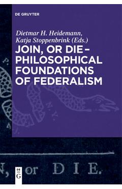 Coperta cărții 'Join, or Die - Philosophical Foundations of Federalism - Dietmar Heidemann'