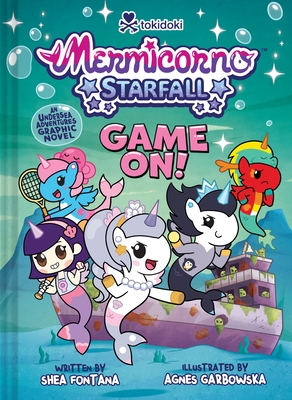 Coperta cărții 'Mermicorno: Starfall--Game On!: An Early Graphic Novel - Shea Fontana'