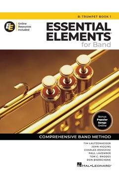 Coperta cărții 'Essential Elements for Band - BB Trumpet Book 1 with Eei -'