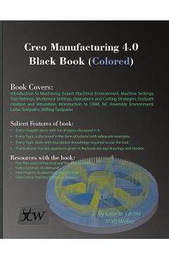 Poza produsului Creo Manufacturing 4.0 Black Book (Colored) - Gaurav Verma