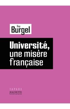 Coperta cărții 'Universite, Une Misere Francaise -'