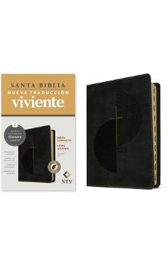 Coperta cărții 'Biblia Compacta Ntv, Letra Gigante Con Filament (Sentipiel, Gris, Índice, Letra Roja) -'