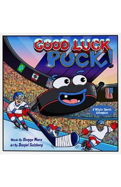 Coperta cărții 'Good Luck, Puck!: A Winter Sports Adventure - Donna Marx'