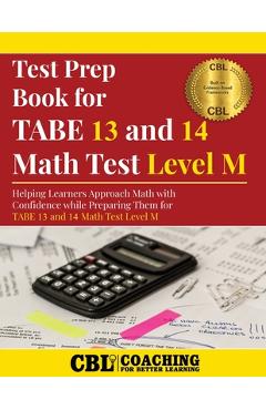 Coperta cărții 'Test Prep Book For TABE 13 and 14 Math Test Level M -'