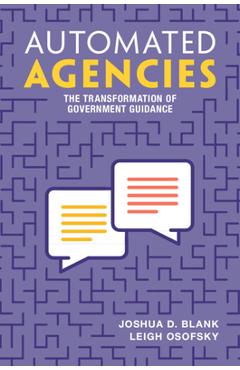 Coperta cărții 'Automated Agencies - Joshua D. Blank'