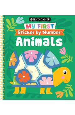 Poza produsului Brain Games - My First Sticker by Number: Animals - 