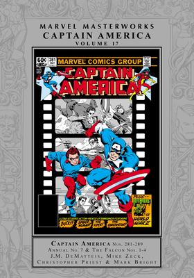Coperta cărții 'Marvel Masterworks: Captain America Vol. 17 - J. M. Dematteis'