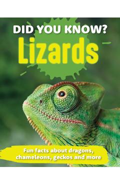 Coperta cărții 'Did You Know? Lizards: Fun Facts and Figures about Dragons, Chameleons, Geckos and More -'