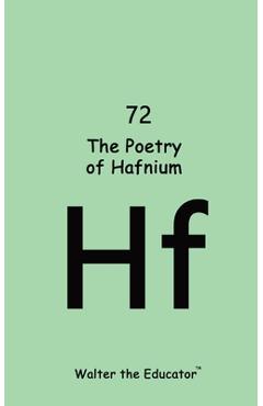 Coperta cărții 'The Poetry of Hafnium -'