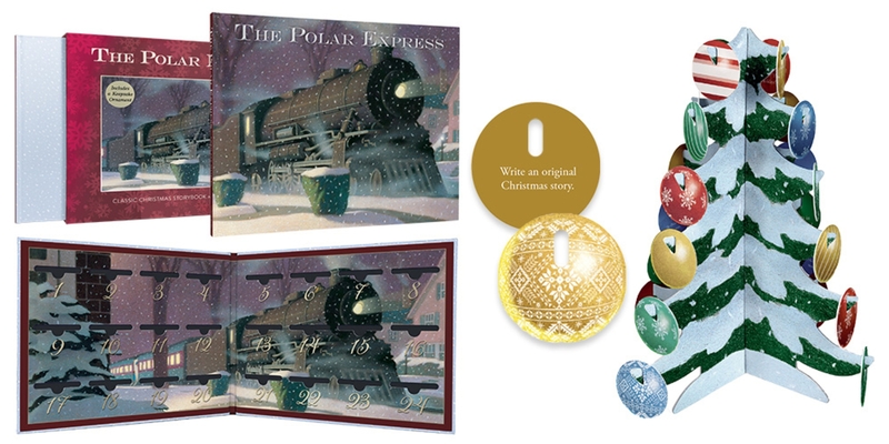 The Polar Express: Christmas Countdown Deluxe Gift Set [With Decorative Press-Out Ornaments and Christmas Countdown Calendar] - Chris Van Allsburg