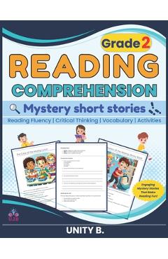 Coperta cărții 'Mystery short stories for Grade 2 Comprehension: Reading Book for 2nd graders - Ujb Publications'