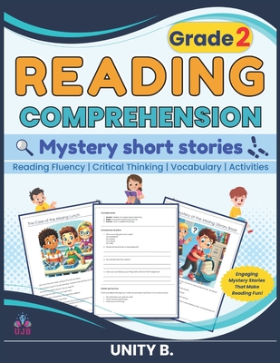 Mystery short stories for Grade 2 Comprehension: Reading Book for 2nd graders - Ujb Publications