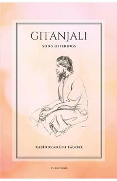 Coperta cărții 'Gitanjali: Song Offerings (Easy to Read Layout) - Rabindranath Tagore'