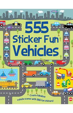 Poza produsului 555 Sticker Fun - Vehicles - Susan Mayes